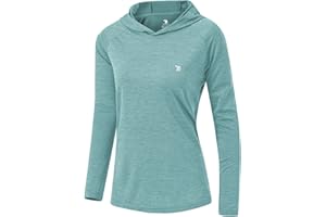 TBMPOY Womens UPF 50+ Sun Protection Hoodie Shirt Long Sleeve Fishing Hiking Outdoor UV Shirt Lightweight