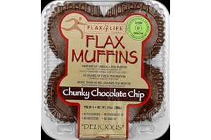 FLAX4LIFE FZ Chocolate Chip Muffin, 14 Ounce (Pack of 6)