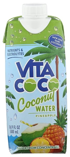 VITA COCO COCONUT WATER, PINEAPPLE, NATURALLY HYDRATING ELECTROLYTE...