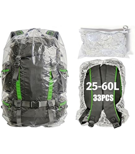 backpack rain covers amazon Amazon.com : MBAIYO 10 Pack Backpack Rain Cover, Disposable Waterproof  Lightweight Backpack Cover Elastic Protector for Backpacks Outdoor Hiking  Cycling Camping Travel Emergency 15-40L : Sports & Outdoors