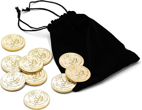 10 Medallas del Ratoncito Pérez - Dorado: Amazon.es: Bebé