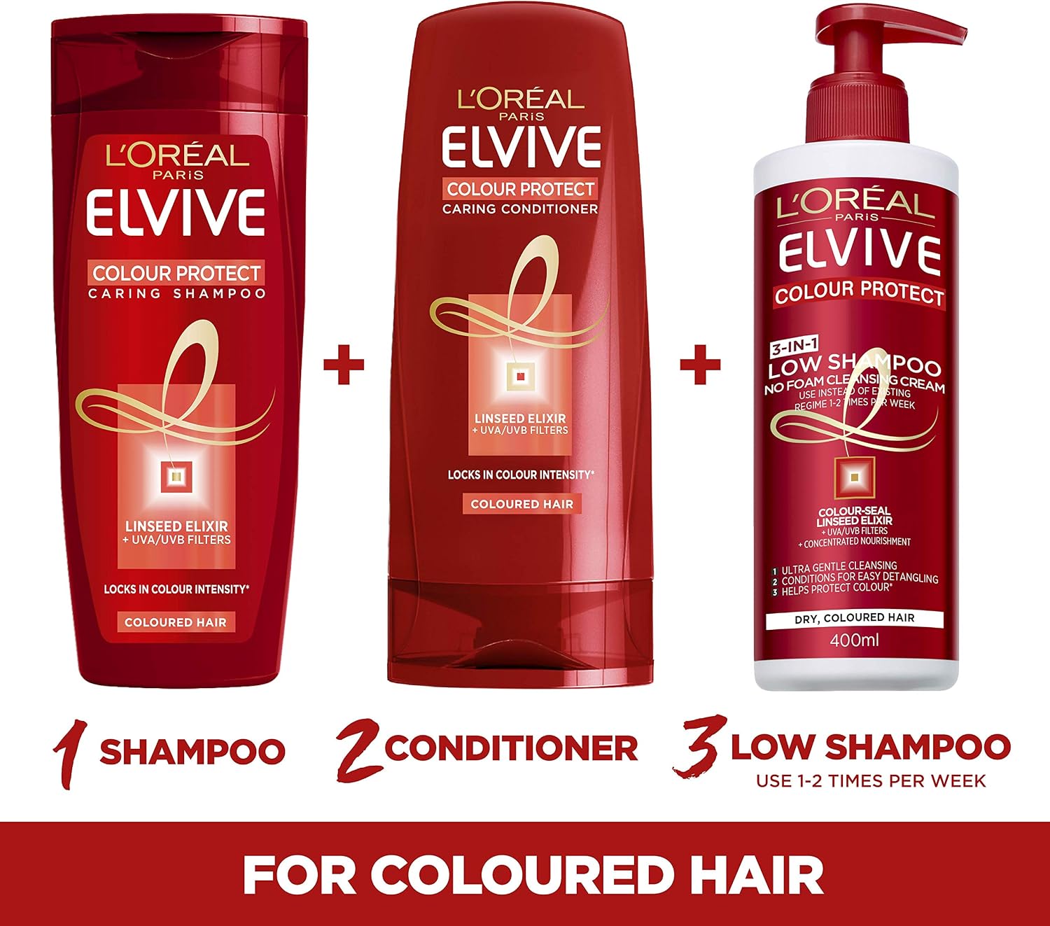 L'Oreal Elvive Colour Protect Hair Mask for Coloured for Coloured Hair 300ml - Image 5