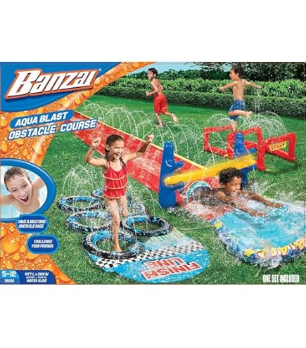 Amazon.com: BANZAI Wave Crasher Surf Slide : Toys & Games