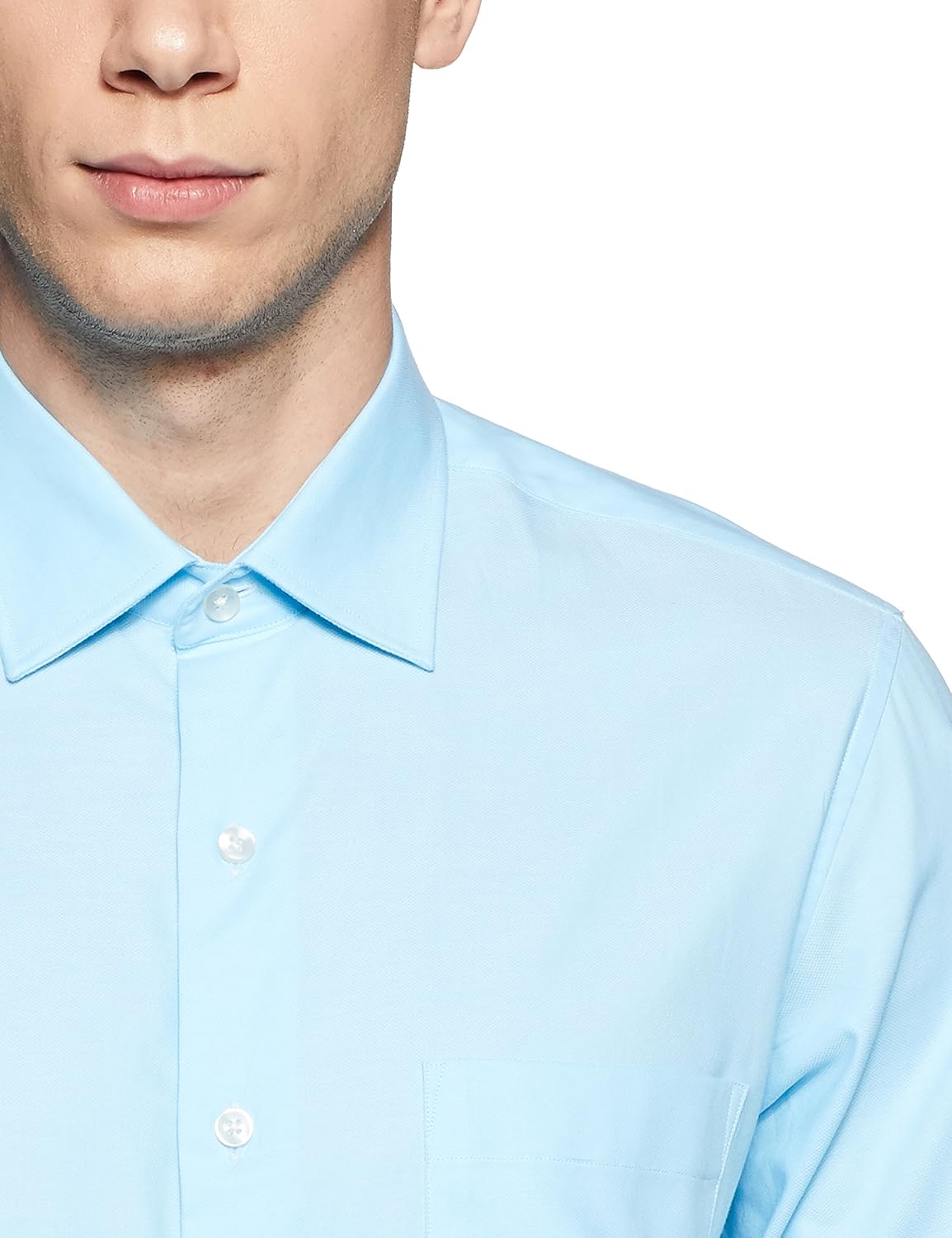 arrow men's plain regular fit cotton formal shirt