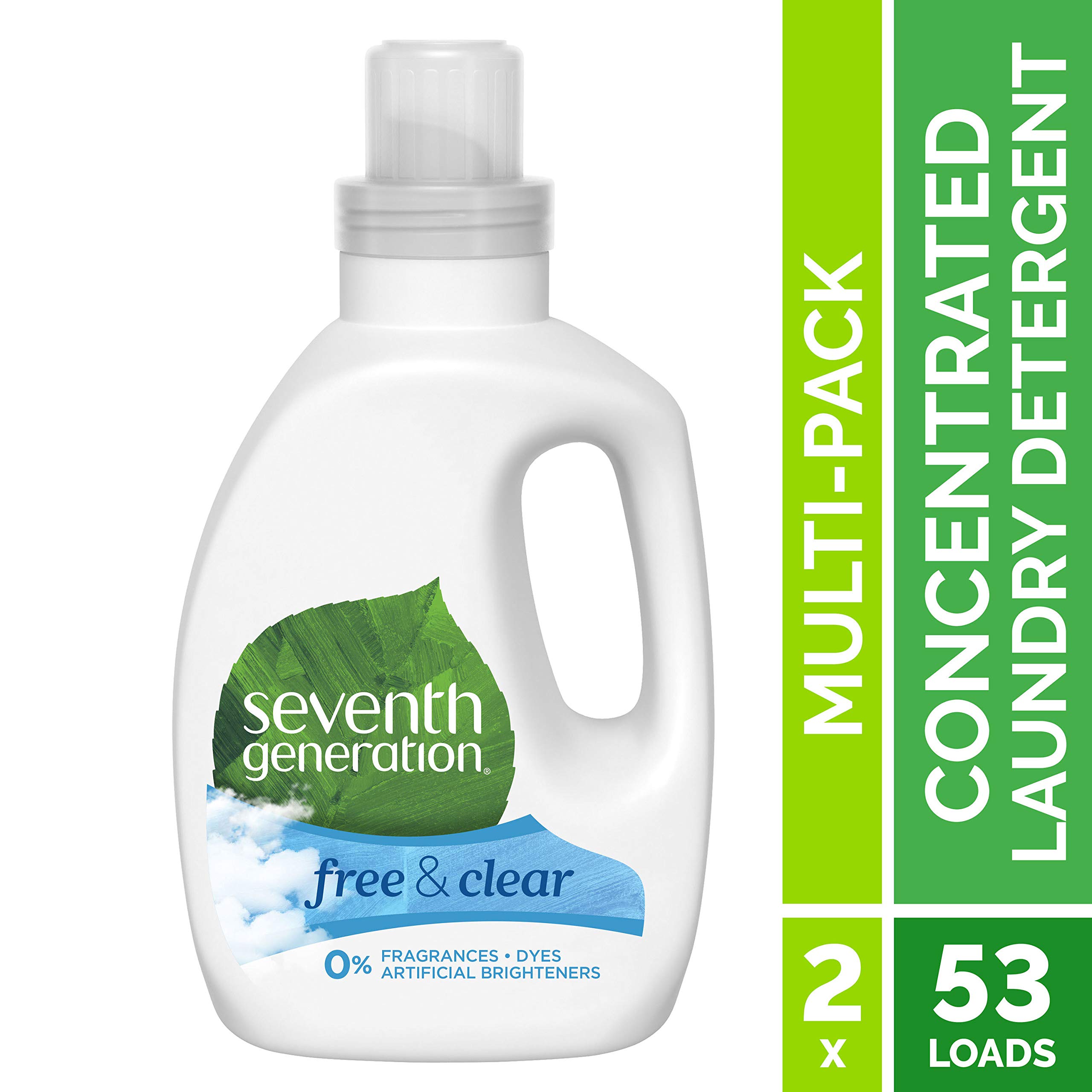 Seventh Generation Concentrated Laundry Detergent, Free Clear Unscented