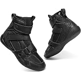 Mavonexa Kids Wrestling Shoes Boys Girls Boxing Shoes Lightweight Breathable Non Slip for Fitness Powerlifting