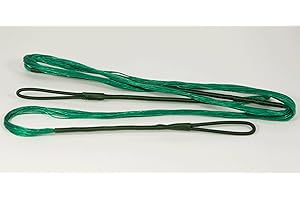 60X CUSTOM STRINGS Green B50 Dacron Replacement Recurve Bowstring - Actual String Length - 12 Strand Bow String
