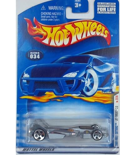 Amazon.com: Hot Wheels 2001 New Models Jet Threat 3.0 Number 034