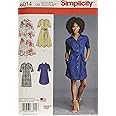 Simplicity 8014 Women's Shirt Dress Sewing Patterns, Sizes 16-24
