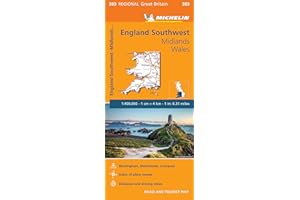 Michelin Great Britain: Wales, England Midlands & Southwest / Grande Bretagne: Pays de Galles, les Midlands, Angleterre du Su