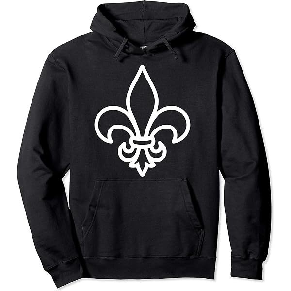 Amazon.com: Fleur de Lis Zip Hoodie : Clothing, Shoes & Jewelry