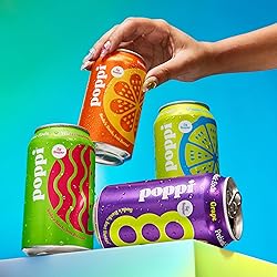 Poppi Sparkling Prebiotic Soda Beverage with Apple