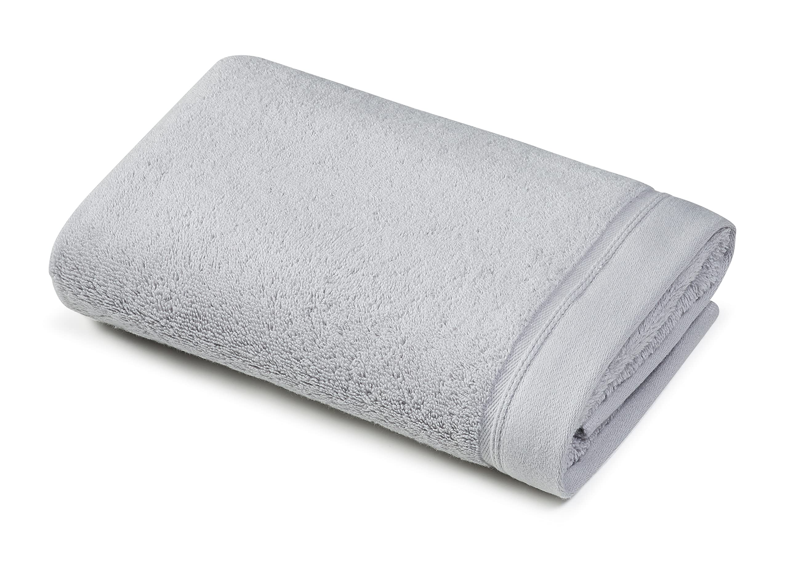 Sowel® Premium Hand Towel 50 x 100 cm, 100% Organic Cotton, Made in Portugal, Light Grey