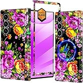 Hekodonk for Galaxy Z Fold 7 Case,[Compatible with MagSafe][Built-in Screen Protector][Hinge Protection],Magnetic Slim Shockproof Women Girls Case for Samsung Galaxy Z Fold 7,Dark Purple