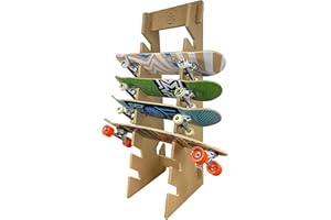 PRO BOARD RACKS Skateboard & Longboard Floor Display Rack (The Pro)
