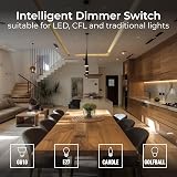BG Electrical Intelligent Triple Wall Dimmer Switch 2 Way Polished Chrome 200W view 4