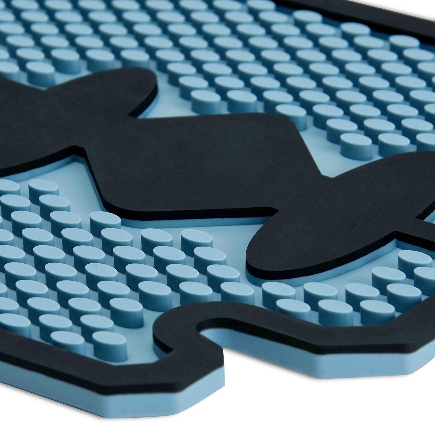 Noverlife Rubber Barber Station Mat, Heat Resistant Anti Slip Hair Salon Service Mat, Double Edge Countertop Protector Pad for Hair Styling Tools, Professional Flexible Mat for Clippers Salon Tools: Beauty