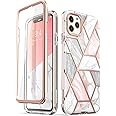 i-Blason Cosmo Series Case for iPhone 11 Pro Max 2019 Release, Slim Full-Body Stylish Protective Case with Built-in Screen Protector (Marble)