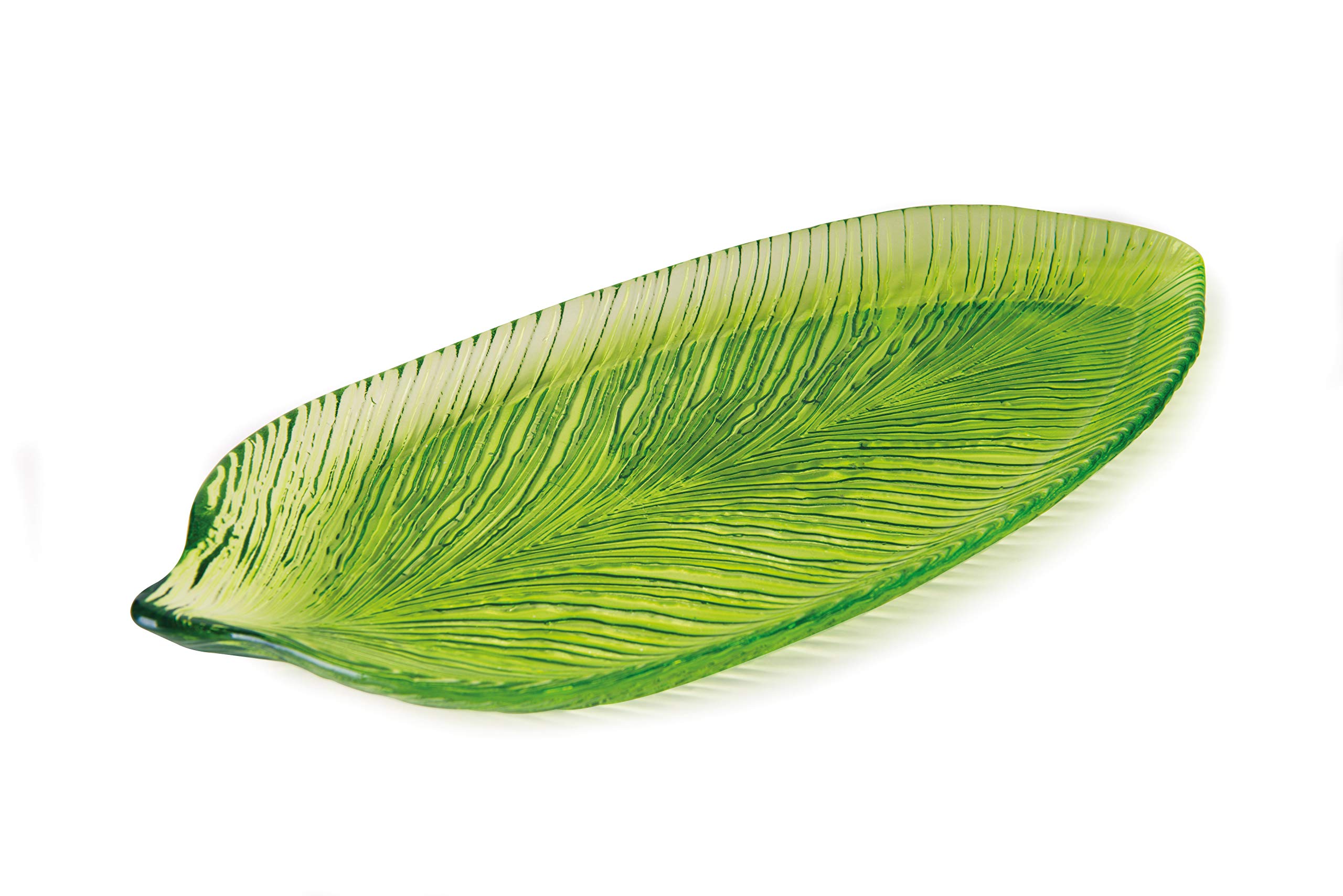 Excelsa Tropical Plate Serving Tray, Glass
