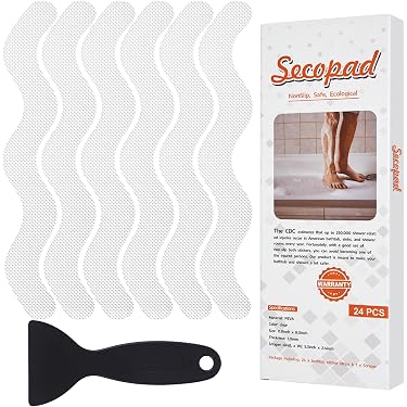 Pegatinas Antideslizantes Para Bañera O Ducha - Pack De 20 Hojas, Impermeables, Fáciles De Poner Y Quitar