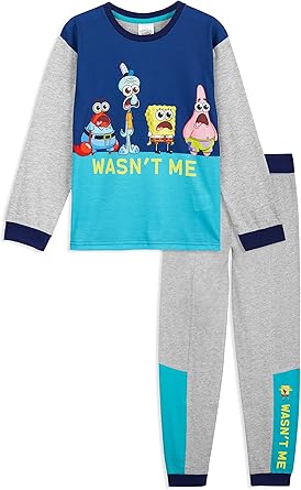 Spongebob Squarepants Pyjama Enfant De Bob L Eponge Ensemble Pyjamas Garcon 2 Pieces Avec Patrick Etoile De Mer Idee Cadeau Pour Enfants Et Ados 2 Ans 14 Ans Amazon Fr Vetements Et Accessoires
