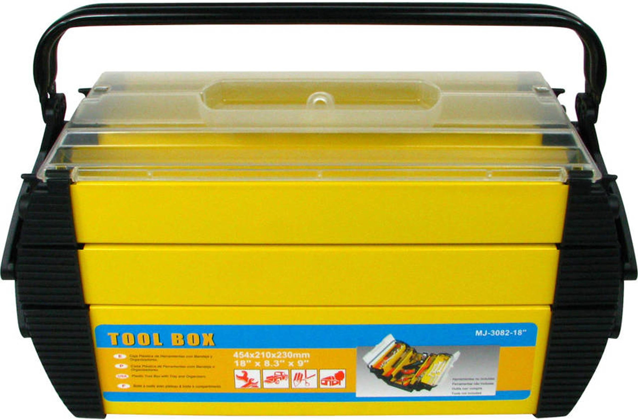 Stalwart Deluxe Steel and Plastic Toolbox Organizer