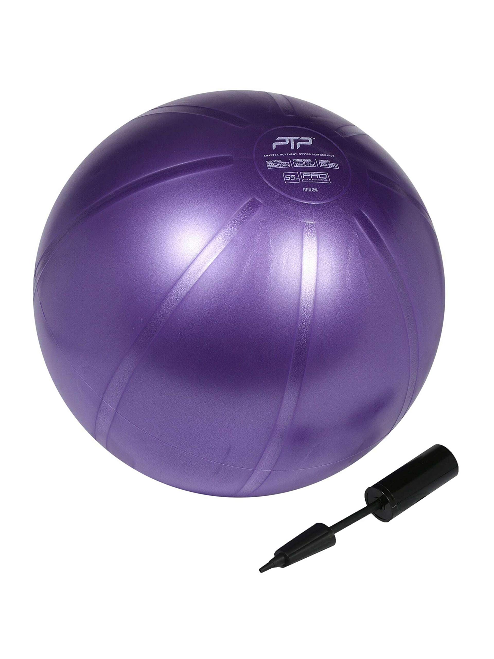 PTP COREBALL 55CM WITH PUMP, PEARL VIOLET