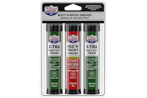 Lucas Oil 3 oz Grease Pack/1 Red & Tacky/2 X-Tra H/D, Multi, One Size (10315)