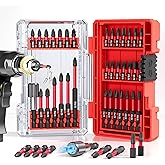 35Pcs Screwdriver Bits Set S2 Steel Screwdriver Impact Kit With a Storage Case, Used for Power Screwdrivers and Electric Drill Drivers