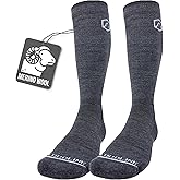 CloudLine - Merino Wool Graduated Compression Socks for Men and Women - Ultralight, Moisture Wicking, Made in USA - 1 Pair