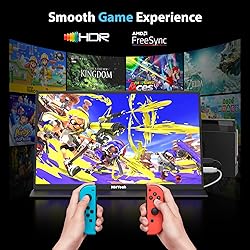 HotYeah Portable Monitor 4K, 15.6'' 3840x2160 UHD