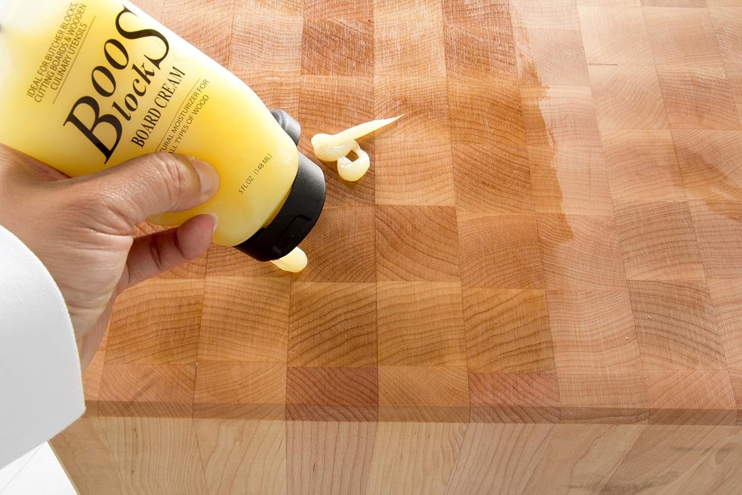 John Boos Block BWCB Butcher Block Board Cream, 5 Ounce: Cutting Boards: Kitchen & Dining