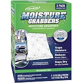 Concrobium Moisture Grabbers Pouch, 27.6 oz, Moisture Absorber for Closets, Basements and Bathrooms, Helps Reduce Dampness and Musty Odors, Compact Moisture Control Design