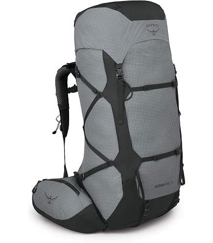 Osprey Aether Plus 70L Men's Backpacking Backpack, Eclipse Grey, S/M : Sports & Outdoors