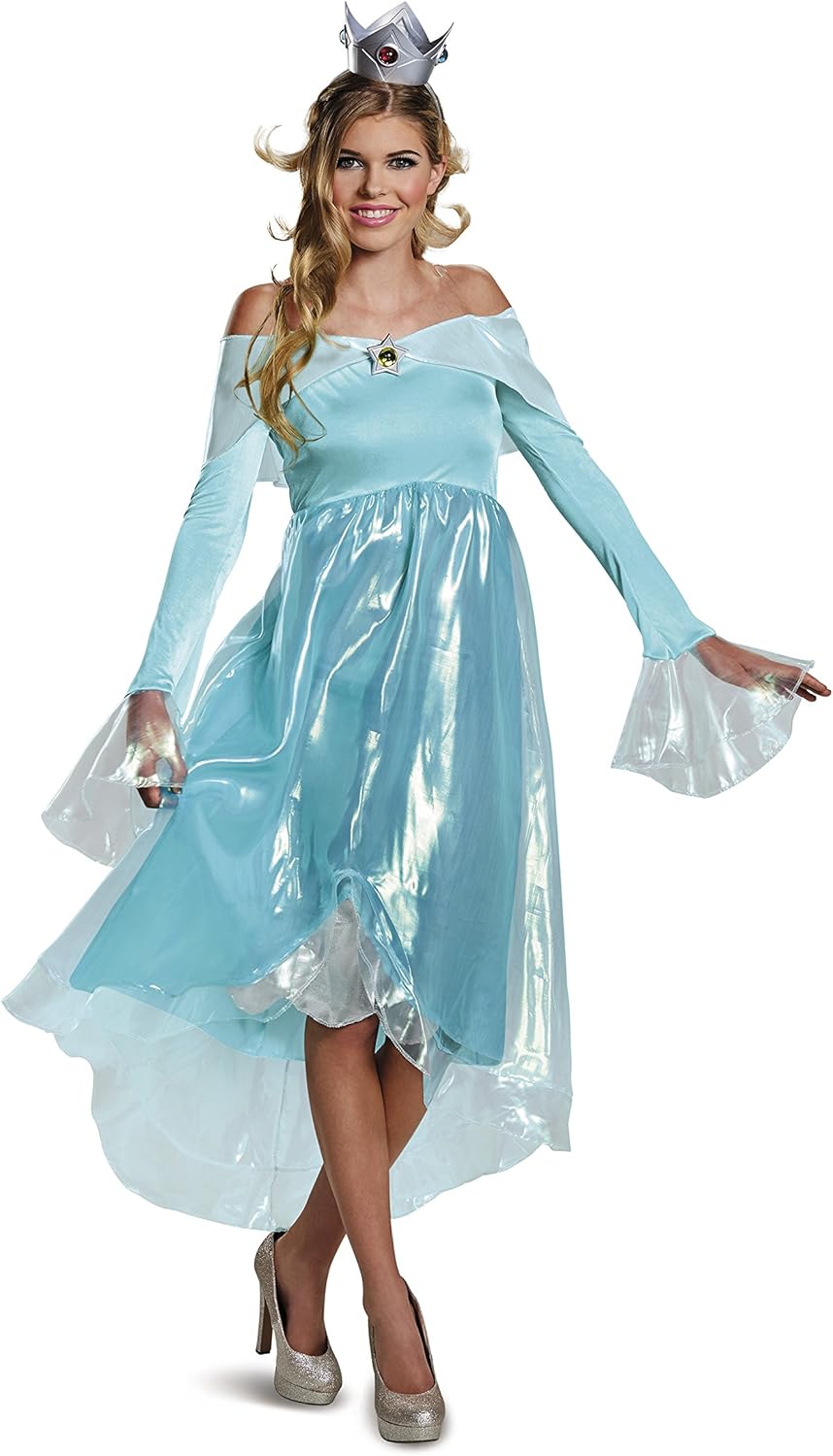 Disguise Super Mario Rosalina Deluxe Womens Fancy dress costume Small