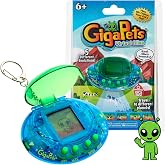 Giga Pets Interactive Digital Pet Toy for Boys &amp; Girls , Alien, Ages 6+ | Portable Keychain Companion with Handheld Care, App-Free Activities for Travel and Nostalgic 90s-Inspired Gifting