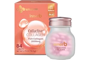 CJWELLCARE Innerb Collactive Collagen (28 Servings, 4 Weeks) - Superior Skin Rejuvenation. Premium Korean Skincare Supplement by CJ Wellcare. Advanced Collagen-Elastin Complex.