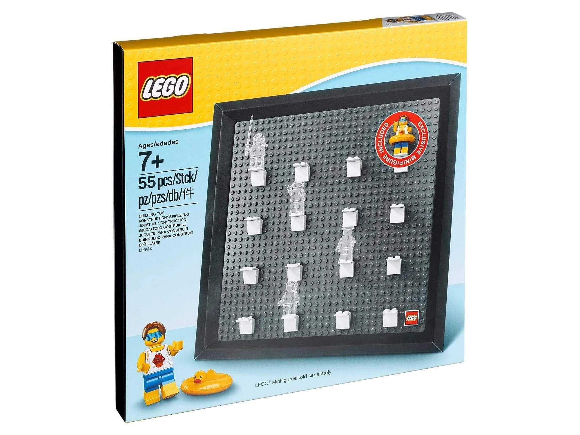 City Lego 5005359 Mini Figure Collector's Frame with Beach Party King Exclusive Minifigure