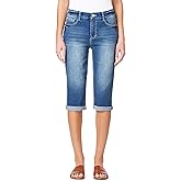 Angels Forever Young Women's Forever Skinny Mid-Rise 17" Inseam Capri Jeans (Available in Plus Sizes)