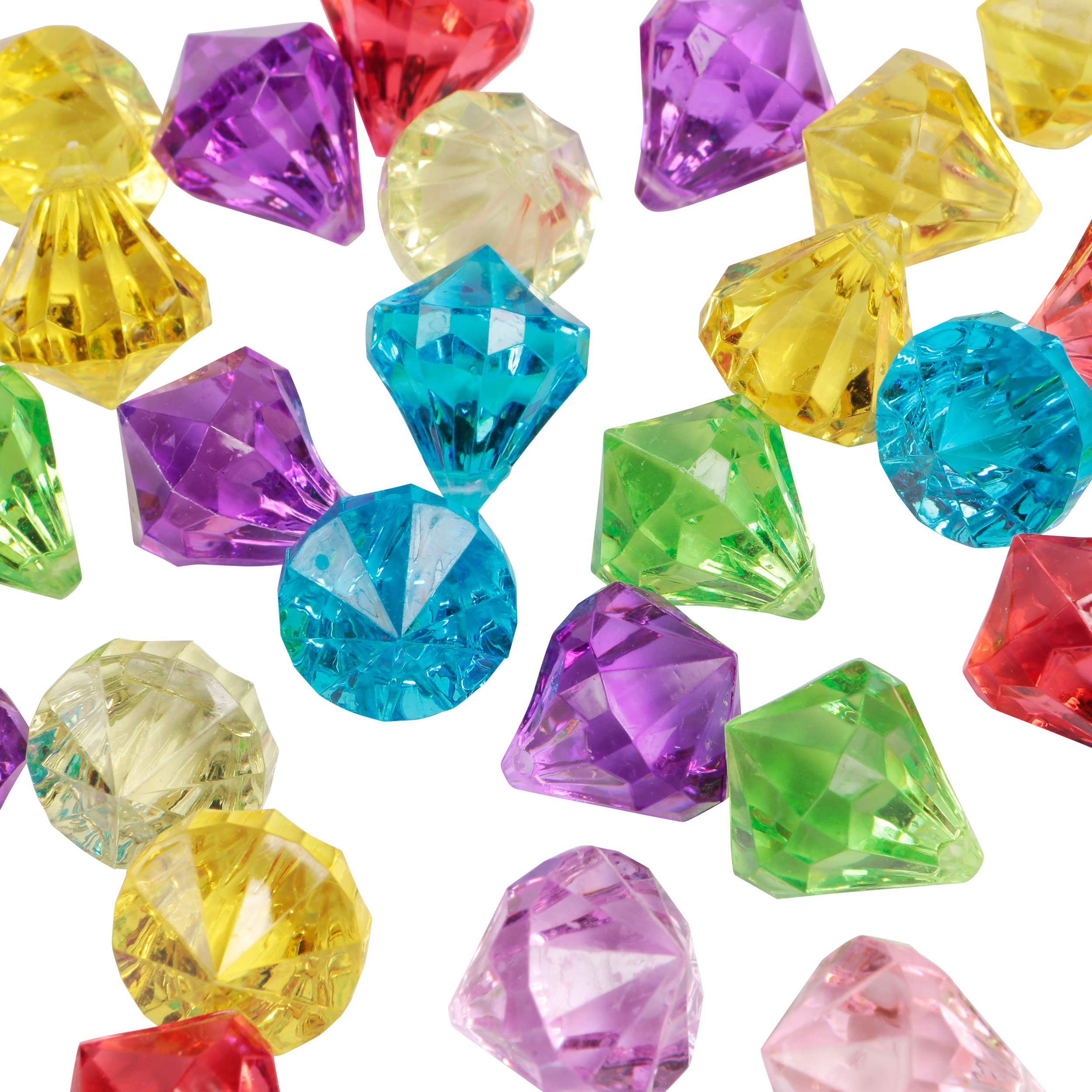 Large Fake Acrylic Diamond Gems Decoration Scatter Crystals Wedding Table Confetti Party Decoration Multi Coloured