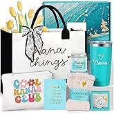 Suhctuptx Grandma Gift Set, Funny Mother's Day Ideas & Nana Basket with Tote Bag