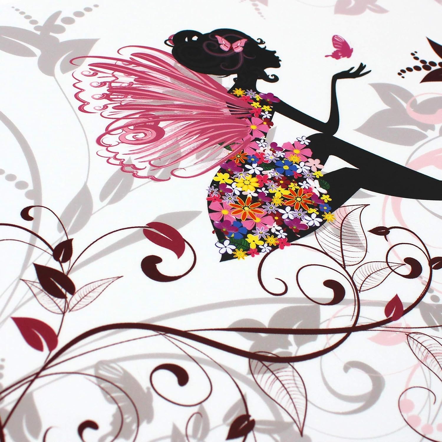 Laptop Foil protection Cover adhesive film notebook sticker self-adhesive vinyl skin sticker (15 Inches, LP31 Flower Fairy) - Image 3