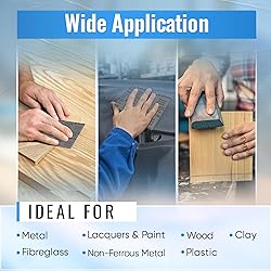 2000 Grit Sandpaper Sheets, 50-Pack, 9x11 in
