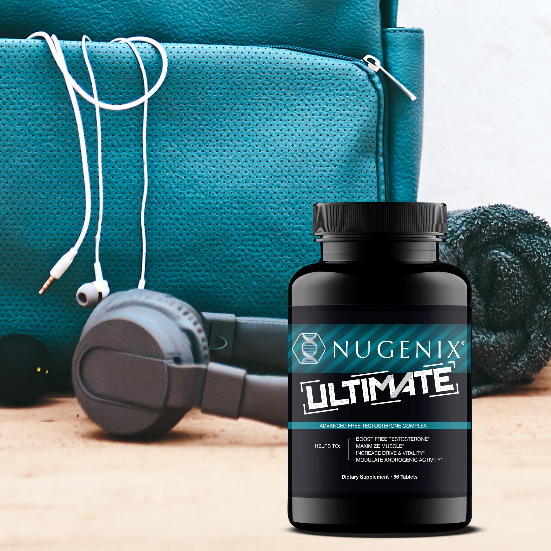 Nugenix Ultimate Free Testosterone Booster Supplement for Men - 56 Count