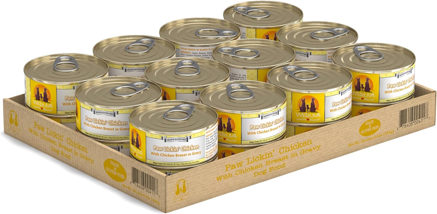 paw lickin chicken dog food