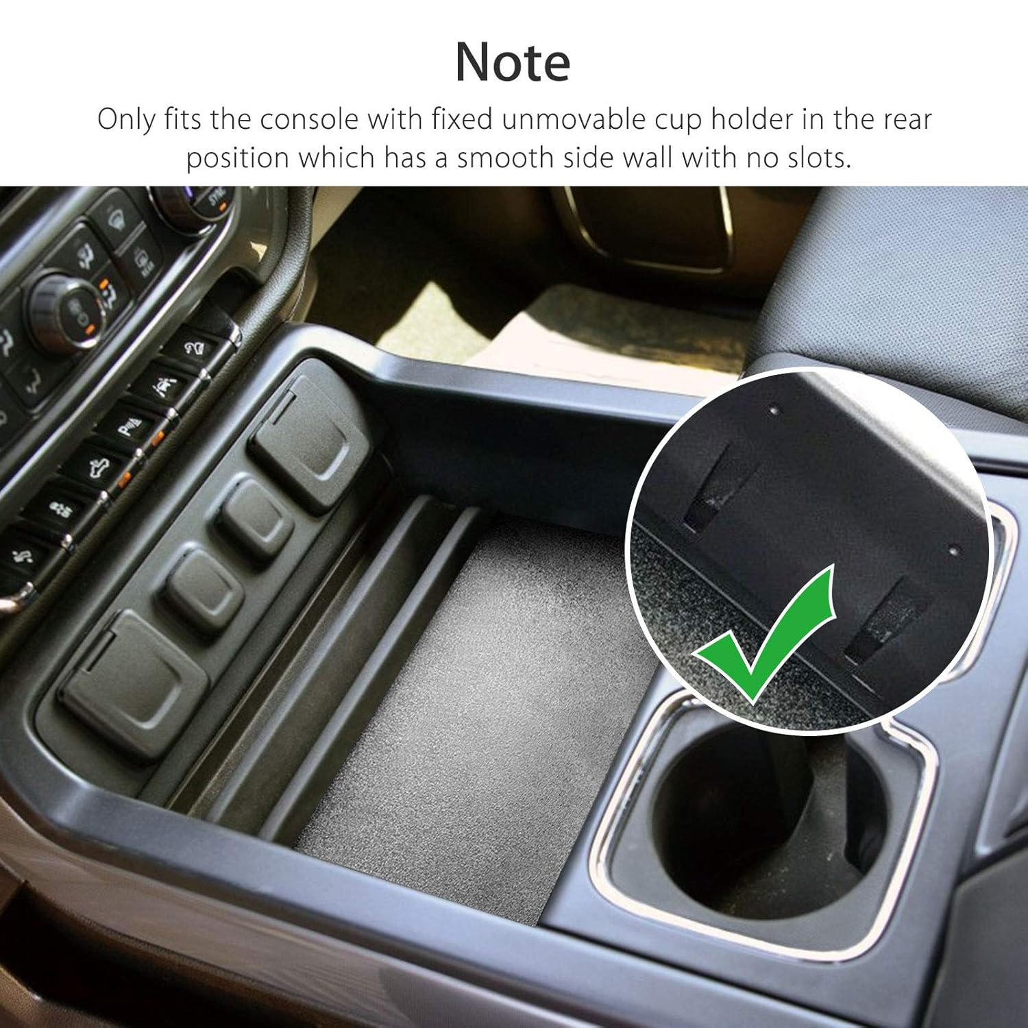 Automotive Umon Center Console Organizer Secret Compartment