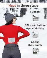 Terratherm Heat Pads Back Neck Shoulders 12h 5 Pieces Self Adhesive Air view 3