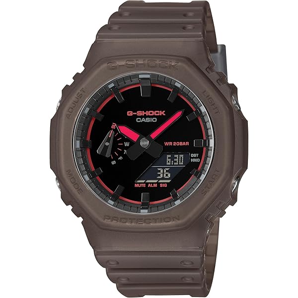 美品 G-SHOCK CASIO GA-2100-1A4 ブラック×オレンジ G-SHOCK 2年保証 GA-2100-1A4 CASIO オレンジ カシオ Gショック ジー