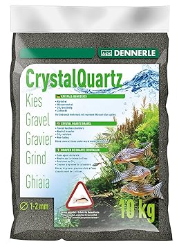 Dennerle Kristall-Quarzkies Diamantschwarz 5 oder 10 Kg