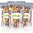 MiMa Pack of 3 Flavorful Freeze Dried Asteroids - Assorted Fruit Candy for a Unique, Crunchy Easter Treat (6oz, Original Rainbow) - Resealable Bag of Freeze-Dried Delights
